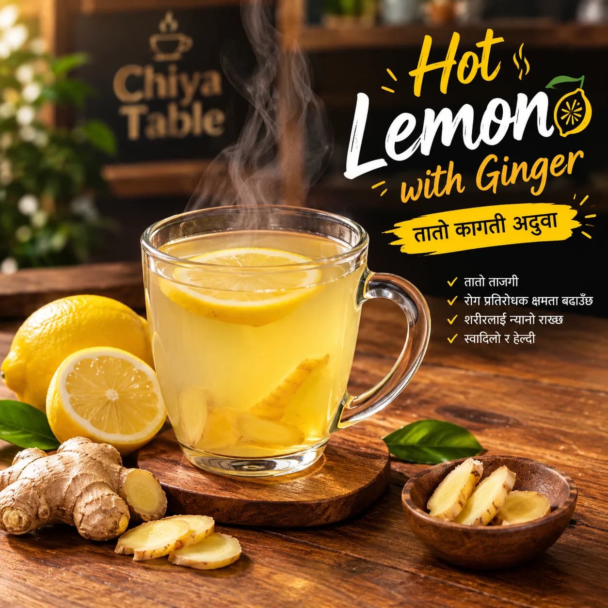 Hot Lemon Ginger