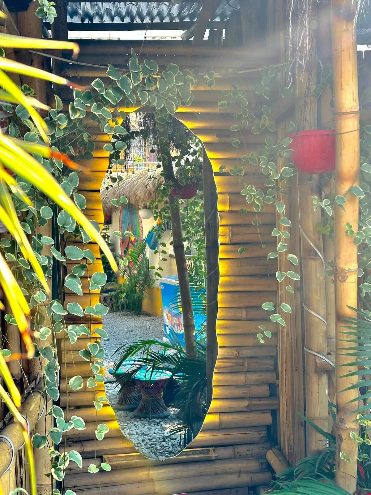 The bamboo arch at Chiya Table